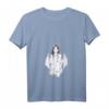 Damen Anime Mädchen Menhera Teufel Manga Kawaii V-Ausschnitt T-Shirt – Perfekt für Otaku, Cosplay & Geburtstagsgeschenke