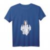 Damen Anime Mädchen Menhera Teufel Manga Kawaii V-Ausschnitt T-Shirt – Perfekt für Otaku, Cosplay & Geburtstagsgeschenke