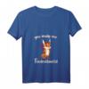 Damen You make me Foxdevilswild Denglisch Fuchs Teufel Spruch T-Shirt mit V-Ausschnitt – Lustiges Tierdesign für Humor und Wut