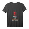 Damen T-Shirt Lustiges Spruchmotiv 'Ganz Dünnes Eis Mein Freund' mit V-Ausschnitt – Perfekt für Morgenmuffel und Humorvolle Frauen