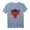 Vape T-Shirt mit dampfendem Teufel – Perfektes Geschenk für Dampfer und E-Zigaretten Fans, Wolken und Hölle Motiv