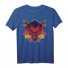 Vape T-Shirt mit dampfendem Teufel – Perfektes Geschenk für Dampfer und E-Zigaretten Fans, Wolken und Hölle Motiv