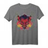 Vape T-Shirt mit dampfendem Teufel – Perfektes Geschenk für Dampfer und E-Zigaretten Fans, Wolken und Hölle Motiv