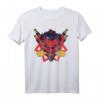 Vape T-Shirt mit dampfendem Teufel – Perfektes Geschenk für Dampfer und E-Zigaretten Fans, Wolken und Hölle Motiv