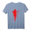Satan Engel Teufel Teufelchen T-Shirt – Humorvolles Kostüm für Halloween, Karneval & Alltag, Perfektes Geschenk für Teufel- und Engelsliebhaber