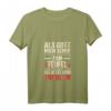 Damen T-Shirt 'Als Gott Mich Schuf Ging Er Grinsend Zum Teufel' mit V-Ausschnitt – Witziges Geschenk für Geburtstag, Muttertag, Vatertag & Weihnachten
