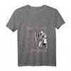 Damen T-Shirt 'Der Teufel hat mich gesehen' – Tempelritter Christliches Shirt mit V-Ausschnitt, Humorvoll & Religiös