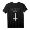 Ich bin hier, um die Arbeit des Teufels zu erledigen T-Shirt – Okkultes Satan-Design für Halloween, Gruselpartys & Dark Humor Fans