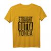 Straight Outta Tonga T-Shirt für Reisen, Geburtstag & Weihnachten - Lustiges Vintage-Style Geschenk für Weltenbummler, Nerds & Tongan-Wurzeln