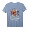 Trinidad Tobago Kleidung Wappen Designed T-Shirt - Perfektes Geschenk für Liebhaber und Einheimische der Inselnation