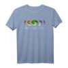 LGBTQ Regenbogen T-Shirt mit Mondmotiv - Liebe bleibt Liebe! Für Stolz, Demo & Geschenke für lesbische, schwule, bisexuelle & trans Personen