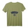 Damen Uruguay Fußball T-Shirt mit V-Ausschnitt - Leichtes Fan-Shirt für uruguayische Fußballfans