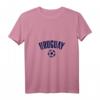 Damen Uruguay Fußball T-Shirt mit V-Ausschnitt - Leichtes Fan-Shirt für uruguayische Fußballfans