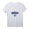 Damen Uruguay Fußball T-Shirt mit V-Ausschnitt - Leichtes Fan-Shirt für uruguayische Fußballfans