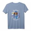 Hübsches Damen T-Shirt mit Uruguaya-Zwillingskönigin Flagge – Perfekt für Geburtstag, Astrologie und Sternzeichen Fans