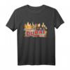 Ich wäre lieber in den Vereinigten Arabischen Emiraten T-Shirt - Dubai Sehenswürdigkeiten Retro Design, patriotisches Reisesouvenir für Urlaub & Nationalfeiertag