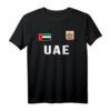 UAE T-Shirt mit Flagge der Vereinigten Arabischen Emirate – Klassisch geschnitten, doppelt genähter Saum