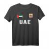 UAE T-Shirt mit Flagge der Vereinigten Arabischen Emirate – Klassisch geschnitten, doppelt genähter Saum