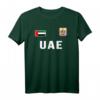 UAE T-Shirt mit Flagge der Vereinigten Arabischen Emirate – Klassisch geschnitten, doppelt genähter Saum
