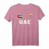 UAE T-Shirt mit Flagge der Vereinigten Arabischen Emirate – Klassisch geschnitten, doppelt genähter Saum