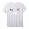 UAE T-Shirt mit Flagge der Vereinigten Arabischen Emirate – Klassisch geschnitten, doppelt genähter Saum