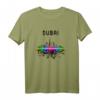 Dubai Vereinigte Arabische Emirate VAE Souvenir T-Shirt mit Skyline Splash Motiv – Perfekt für den Urlaub am Persischen Golf