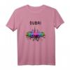 Dubai Vereinigte Arabische Emirate VAE Souvenir T-Shirt mit Skyline Splash Motiv – Perfekt für den Urlaub am Persischen Golf