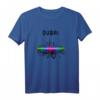 Dubai Vereinigte Arabische Emirate VAE Souvenir T-Shirt mit Skyline Splash Motiv – Perfekt für den Urlaub am Persischen Golf