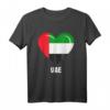 VAE-Fahnenhemd | Herzflaggen T-Shirt der Vereinigten Arabischen Emirate – Souvenir für Männer, Frauen & Kinder