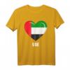 VAE-Fahnenhemd | Herzflaggen T-Shirt der Vereinigten Arabischen Emirate – Souvenir für Männer, Frauen & Kinder