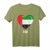 VAE-Fahnenhemd | Herzflaggen T-Shirt der Vereinigten Arabischen Emirate – Souvenir für Männer, Frauen & Kinder