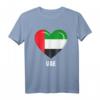 VAE-Fahnenhemd | Herzflaggen T-Shirt der Vereinigten Arabischen Emirate – Souvenir für Männer, Frauen & Kinder