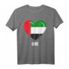 VAE-Fahnenhemd | Herzflaggen T-Shirt der Vereinigten Arabischen Emirate – Souvenir für Männer, Frauen & Kinder