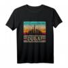 Dubai Skyline Vintage T-Shirt - Retro Design mit Burj Khalifa, Souvenir für Touristen & Dubai Fans
