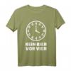 Kein Bier vor Vier T-Shirt – Humorvolles Party-Shirt für Bierliebhaber und Freunde mit Spruch
