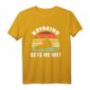 Kayaking Gets Me Wet Retro Vintage Kayaking T-Shirt – Lustiges Geschenk für Kayaking-Enthusiasten zu Geburtstagen und Weihnachten