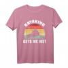 Kayaking Gets Me Wet Retro Vintage Kayaking T-Shirt – Lustiges Geschenk für Kayaking-Enthusiasten zu Geburtstagen und Weihnachten
