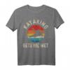Kayaking Gets Me Wet Vintage Kayak T-Shirt – Lustiges Wassersport-Geschenk für Kajakfahrer & Kanu-Enthusiasten